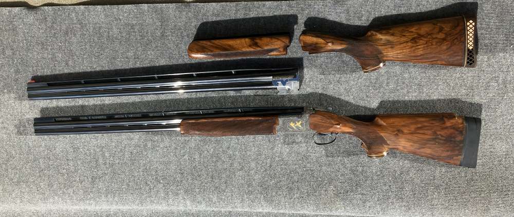 「ミロク　ハイリブ　トラップ銃　12番　G13替銃身　スペア銃床・先台付」のメイン画像