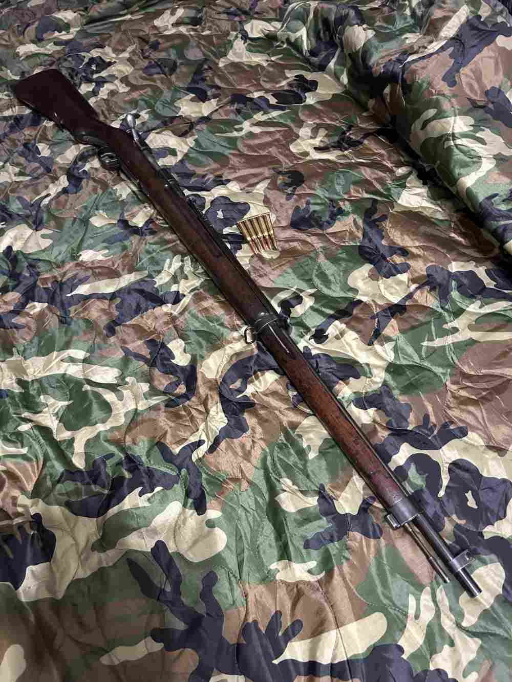 「無可動　三八式歩兵銃　極初期加工　ダミーカート付」のメイン画像