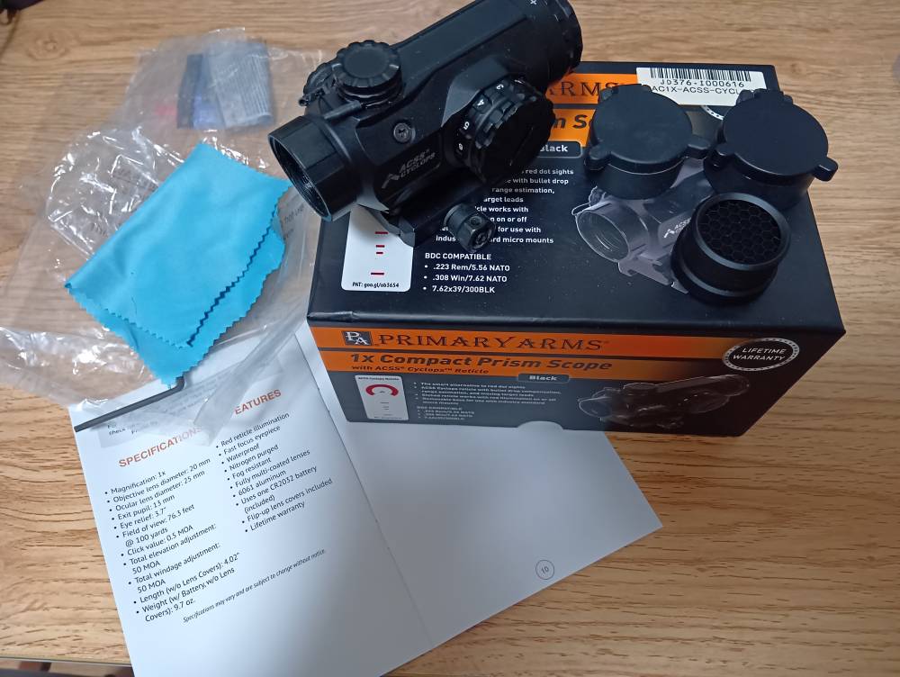 「PA Compact 1x20mm Prism Scope」のメイン画像