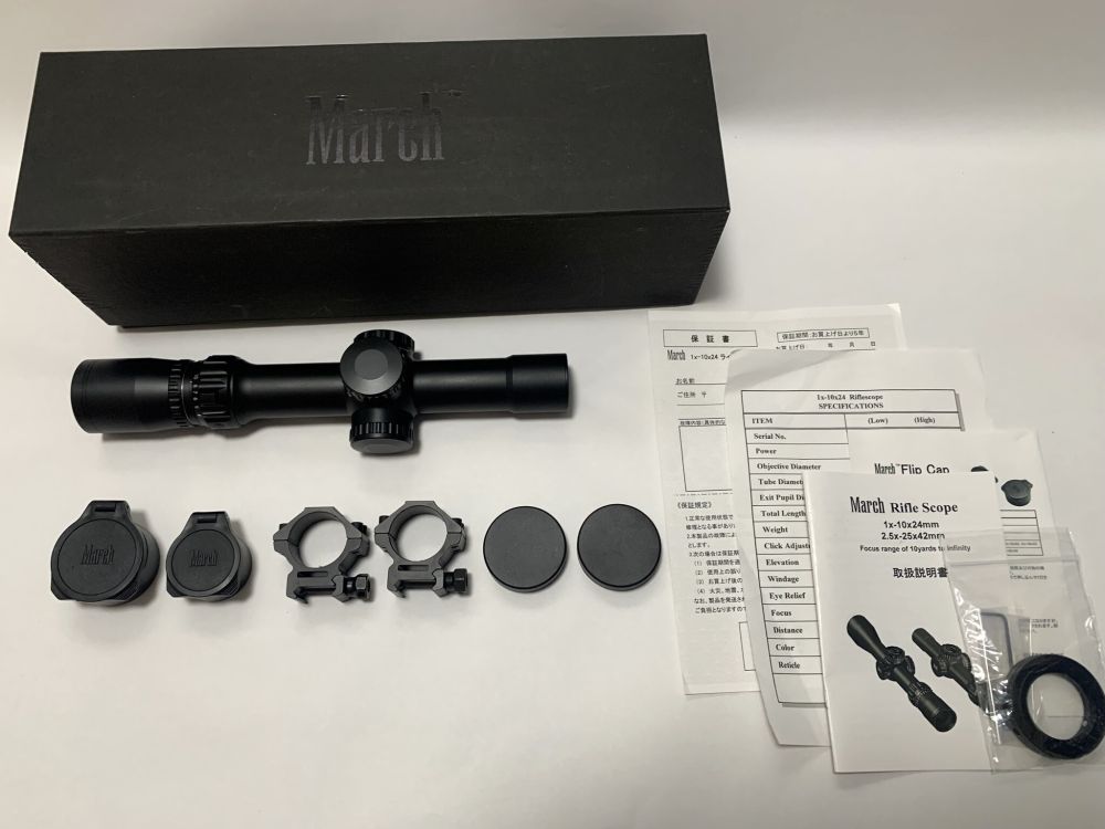 「マーチ March スコープ 1-10x24 D10V24M」のメイン画像