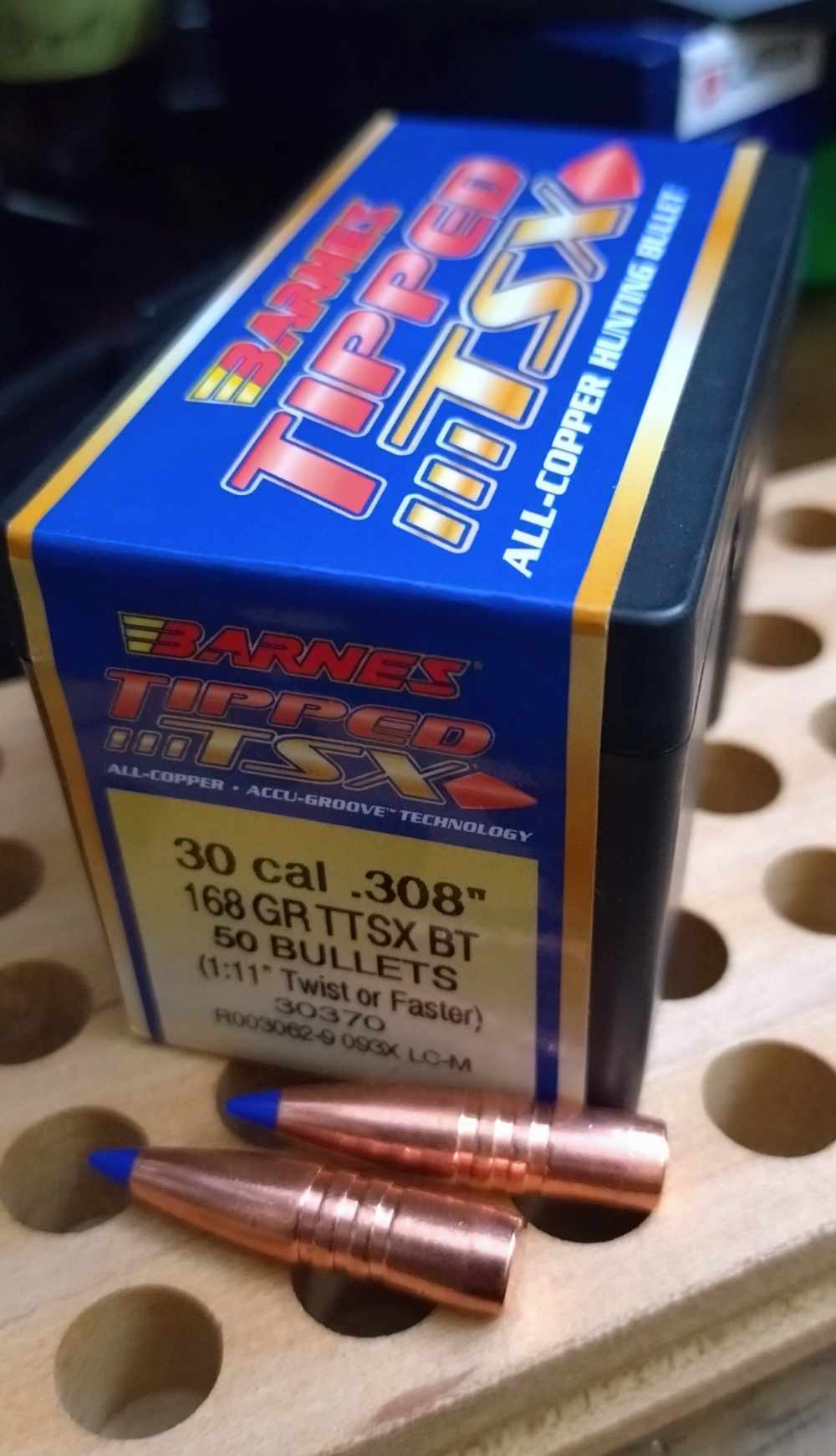 「30口径弾頭（銅弾：TTSX 168gn）50個 （新品）」のメイン画像