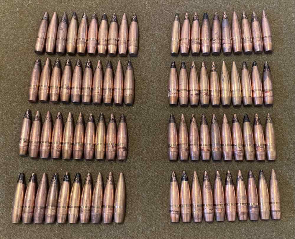 「実物50口径　AP弾頭　80個　12.7mm」のメイン画像