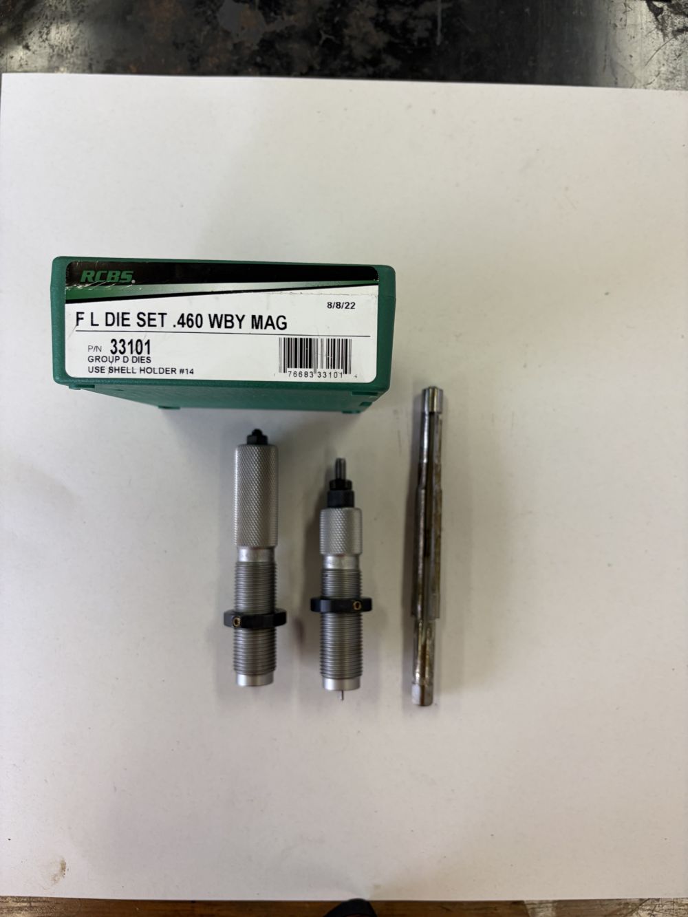 「ウェザビー460ダイスセット&薬室リーマー」のメイン画像