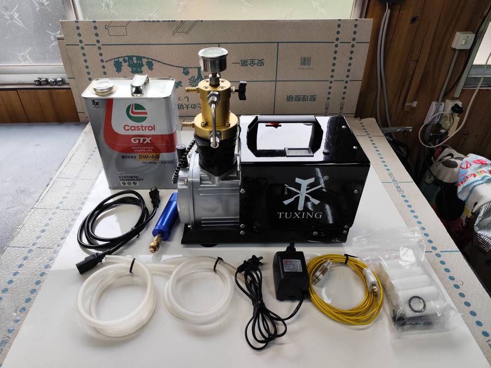 「【動作確認済】PCP 高圧コンプレッサー TXES031（300bar」のメイン画像