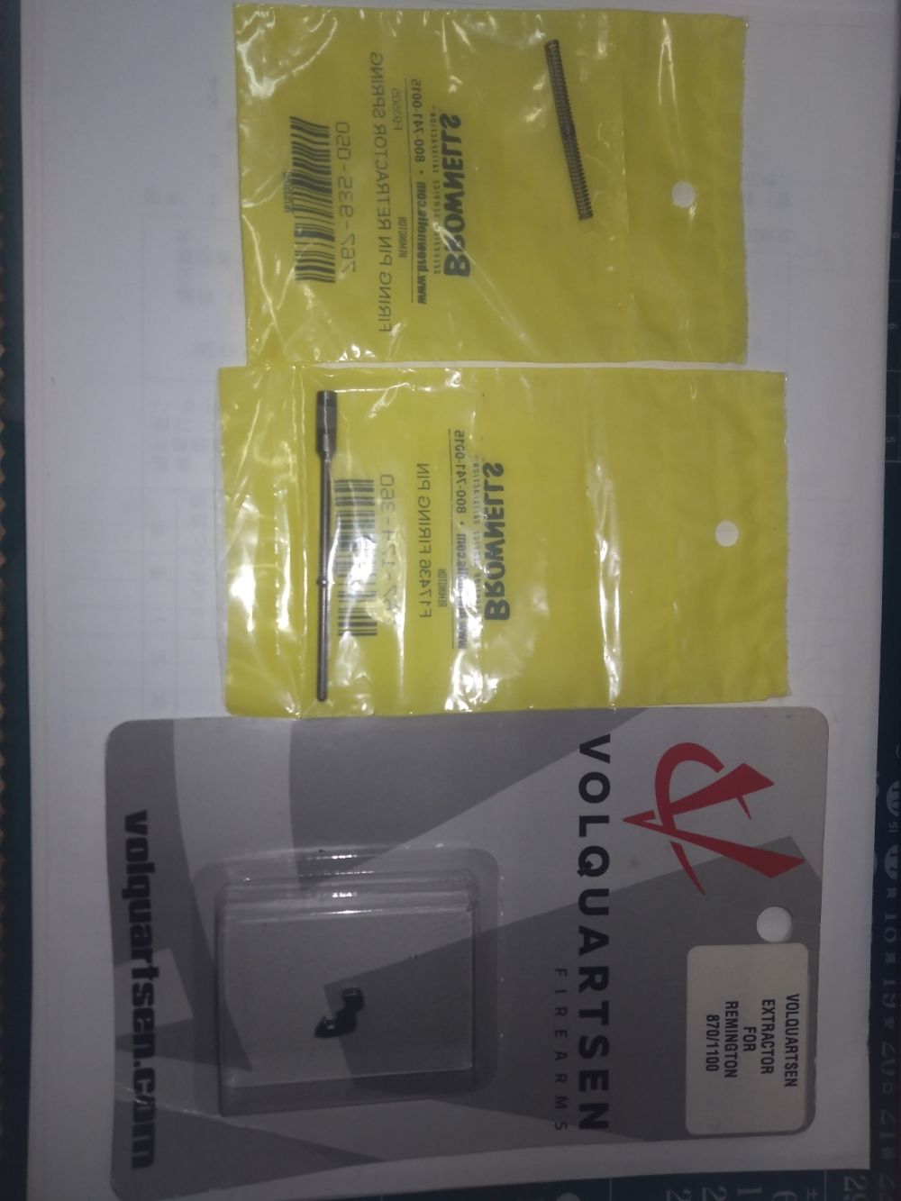 「レミントン　M870　撃針　撃針スプリング　エジェクター　新品　送料4」のメイン画像