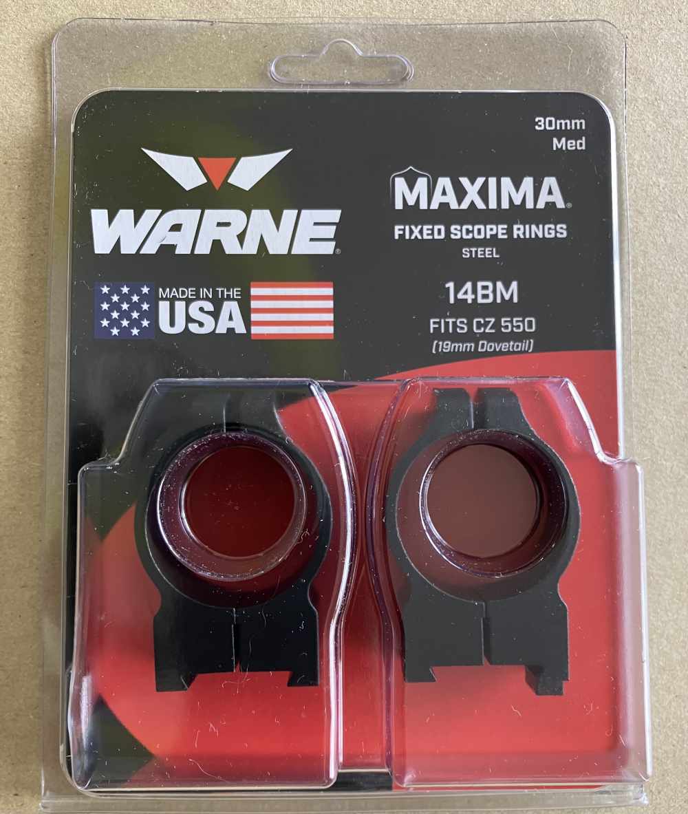 「WARNE スコープリング　cz550 zkk」のメイン画像