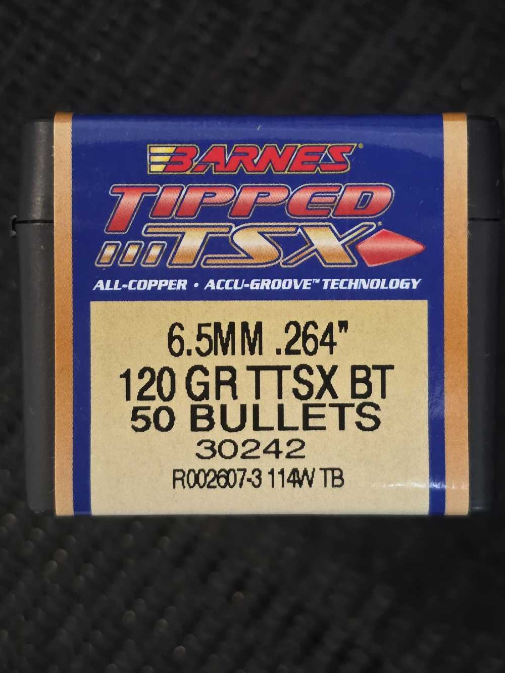 「バーンズ社製　非鉛弾頭　TTSX 6.5-120gr　4箱セット」のメイン画像
