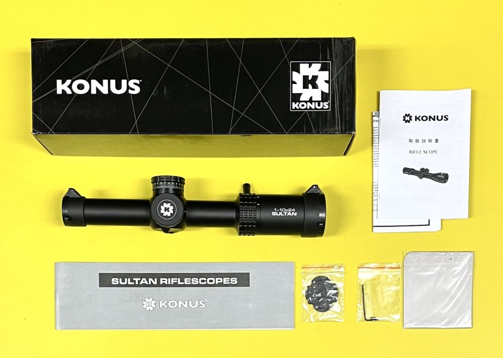 「新品 KONUS スコープ SULTAN 1-10ｘ24ｍｍ」のメイン画像