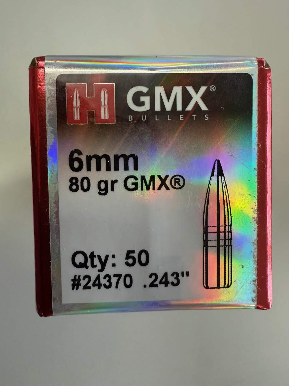 「Hornady  GMX  6mm  80gr」のメイン画像