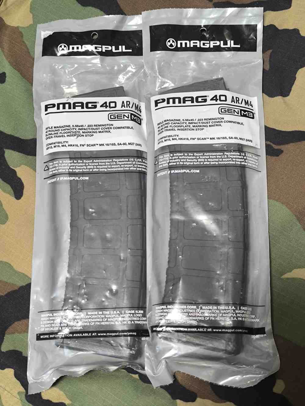 「PMAG .223 gen m3 40rd マガジン 実マグ 実物」のメイン画像