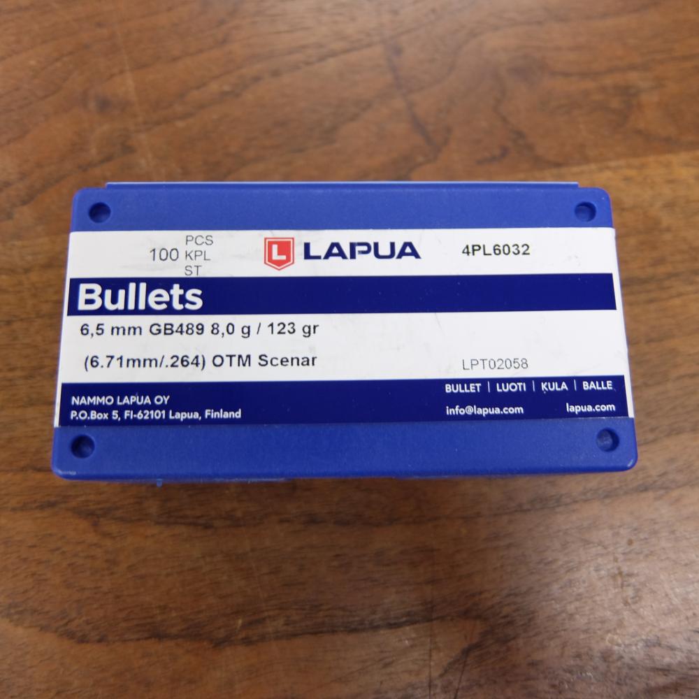 「Lapur ラプア 6.5mm 123gr 100個」のメイン画像