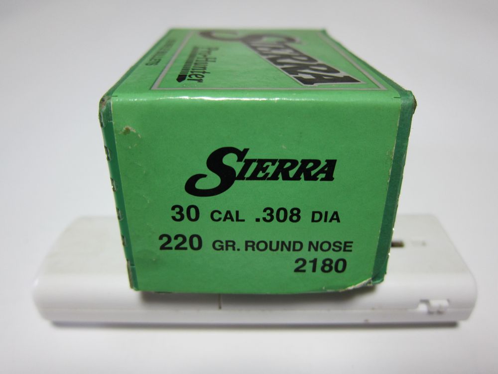 「Sierra30cal308口径220GRラウンドノーズ弾頭」のメイン画像