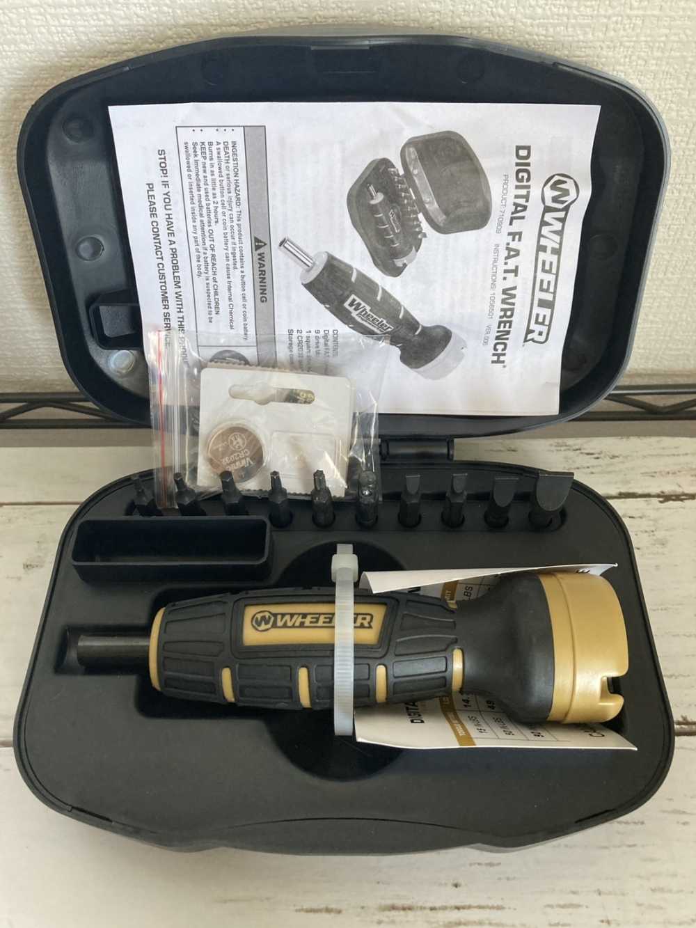 「新品未使用　Wheeler 710909 デジタル銃器高精度トルクレン」のメイン画像