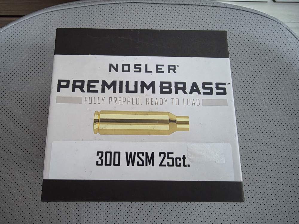 「ノスラー社製　真鍮空薬莢　300WSM　3箱セット」のメイン画像