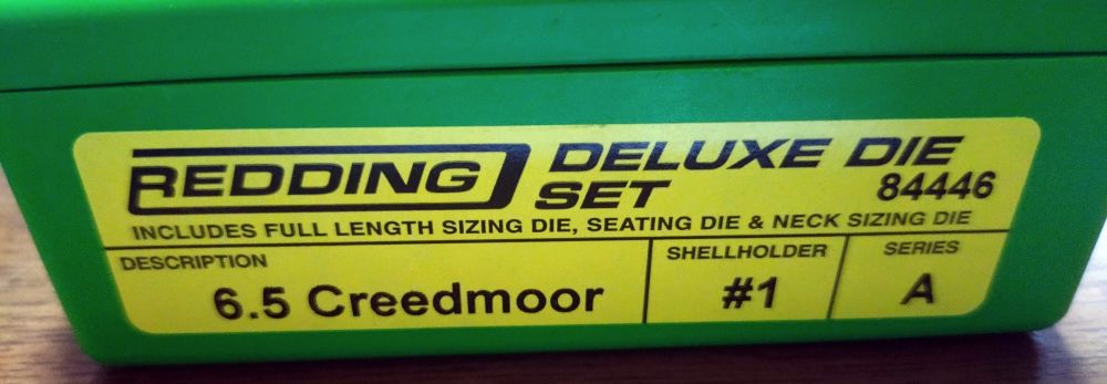 「レディング ダイセット(6.5CREED MOOR)　未使用」のメイン画像